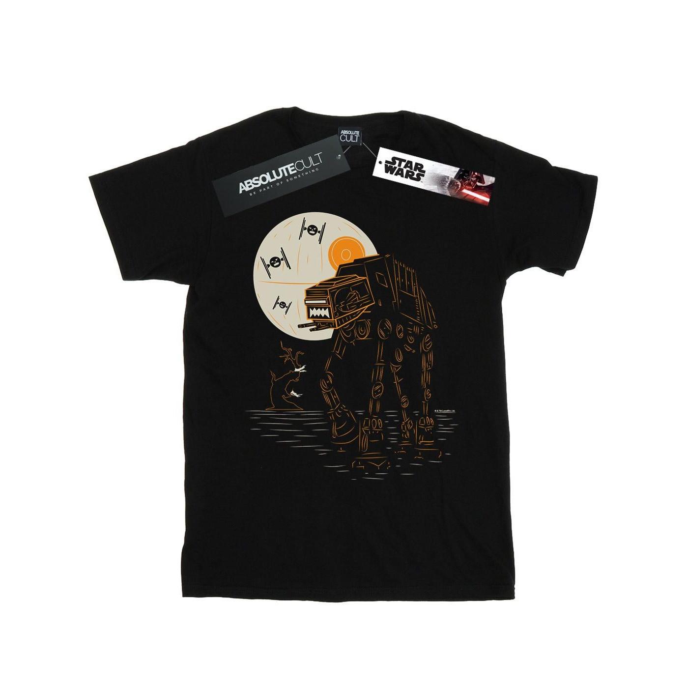 Image of Halloween At At Tshirt Herren Schwarz M