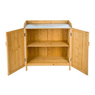 Tectake Armoire de jardin basse  