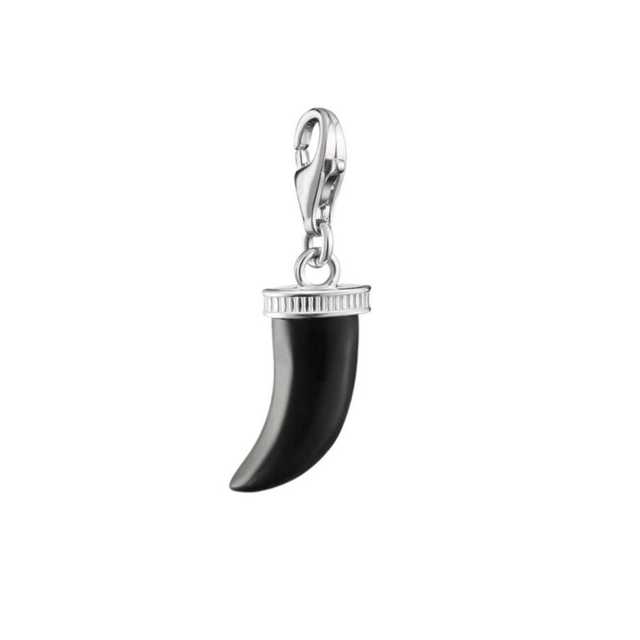 Thomas Sabo  anhänger Charm Zahn Obsidian Original 