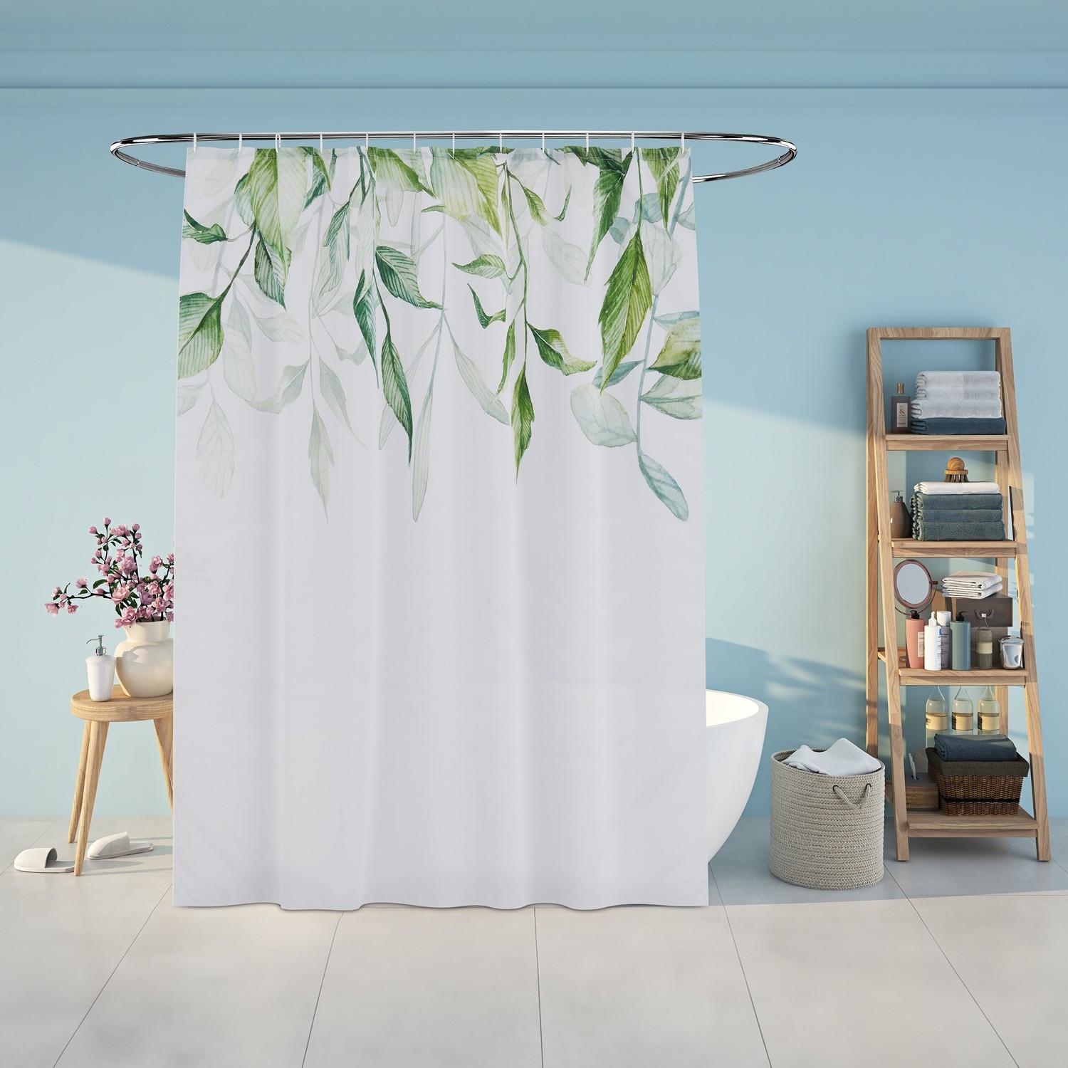 Northix Rideau de douche 180x200 cm avec motif  