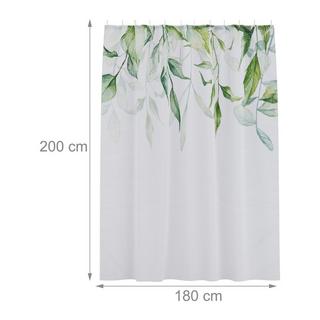 Northix Rideau de douche 180x200 cm avec motif  