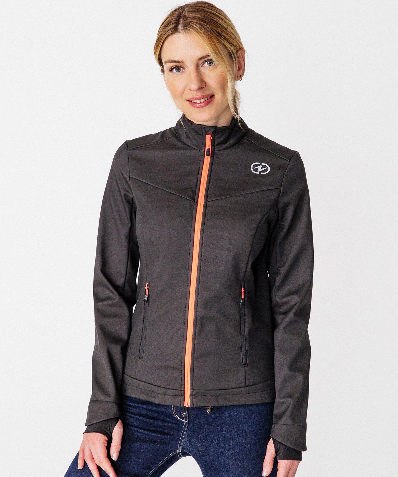 Image of Jacke Aus Softshell 5000 Unisex Schwarz 34-36