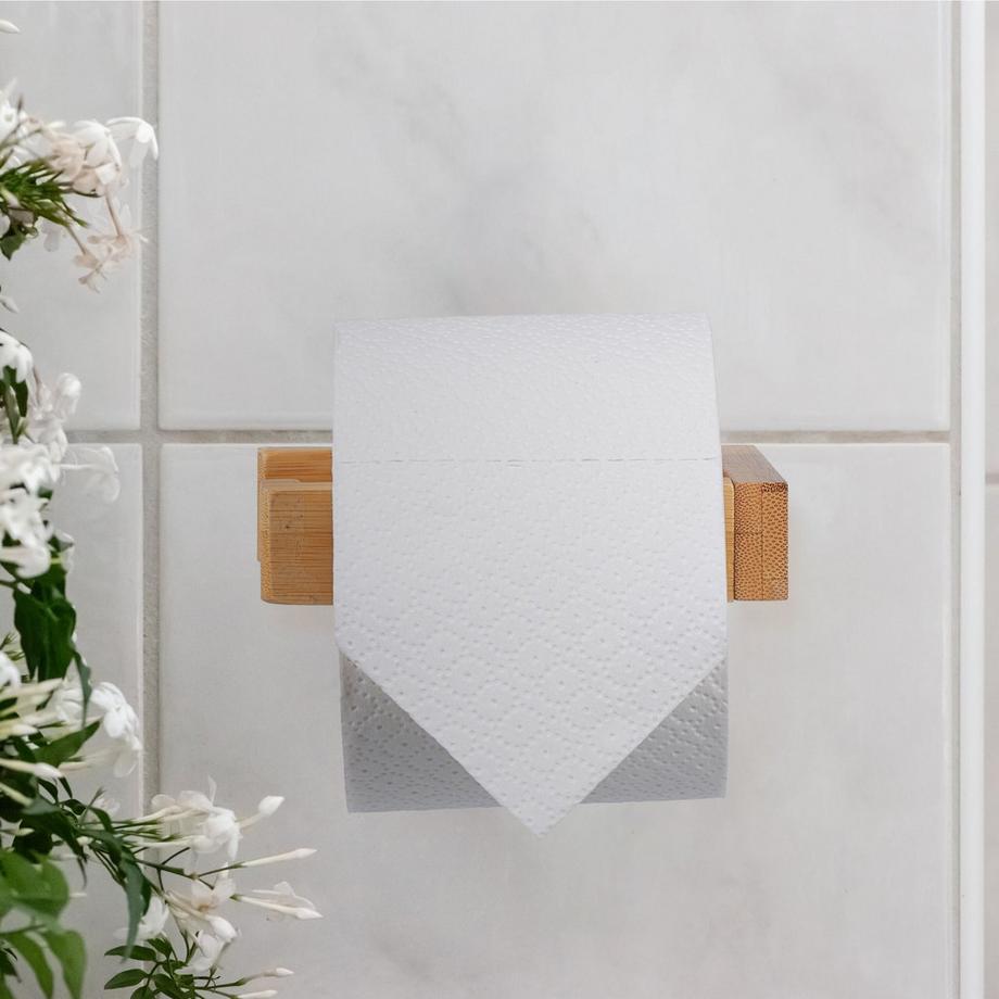 Toilettenpapierhalter aus Bambus 1 Stck | MANOR