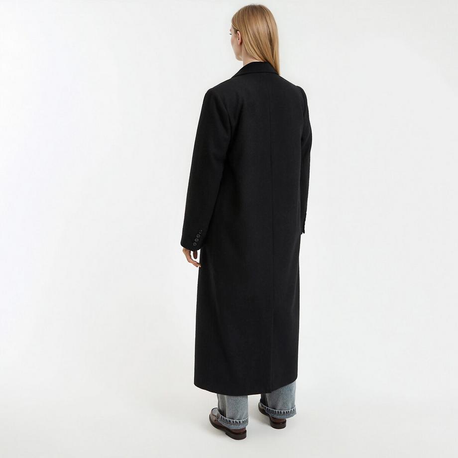 La Redoute Collections Long Maxi Manteau Fermeture Boutonnée  