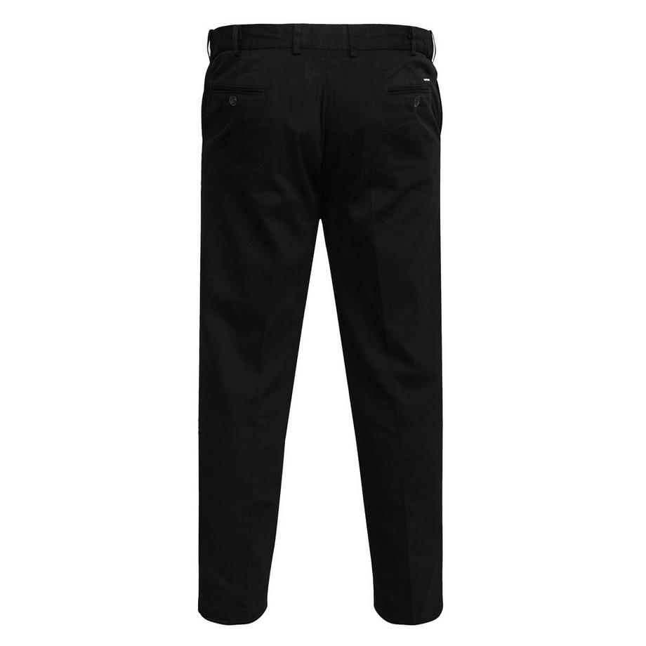 Duke D555 Chino Uni Grande Taille Bruno  