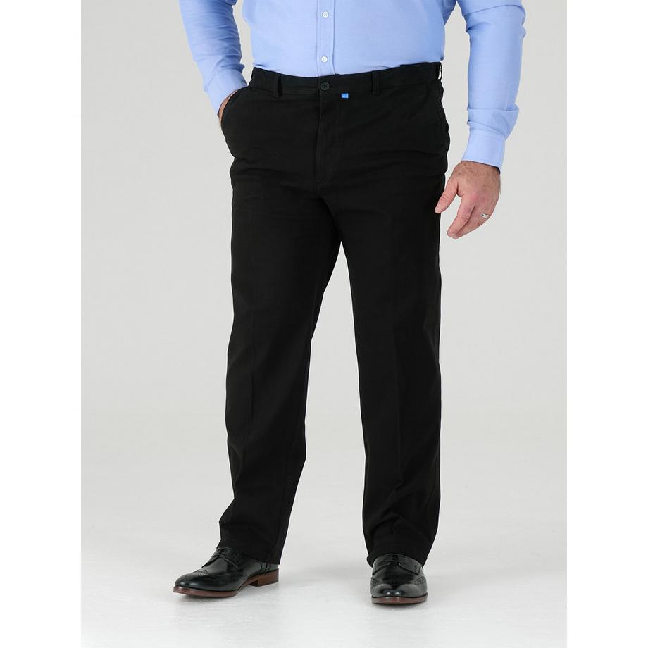 Duke D555 Chino Uni Grande Taille Bruno  