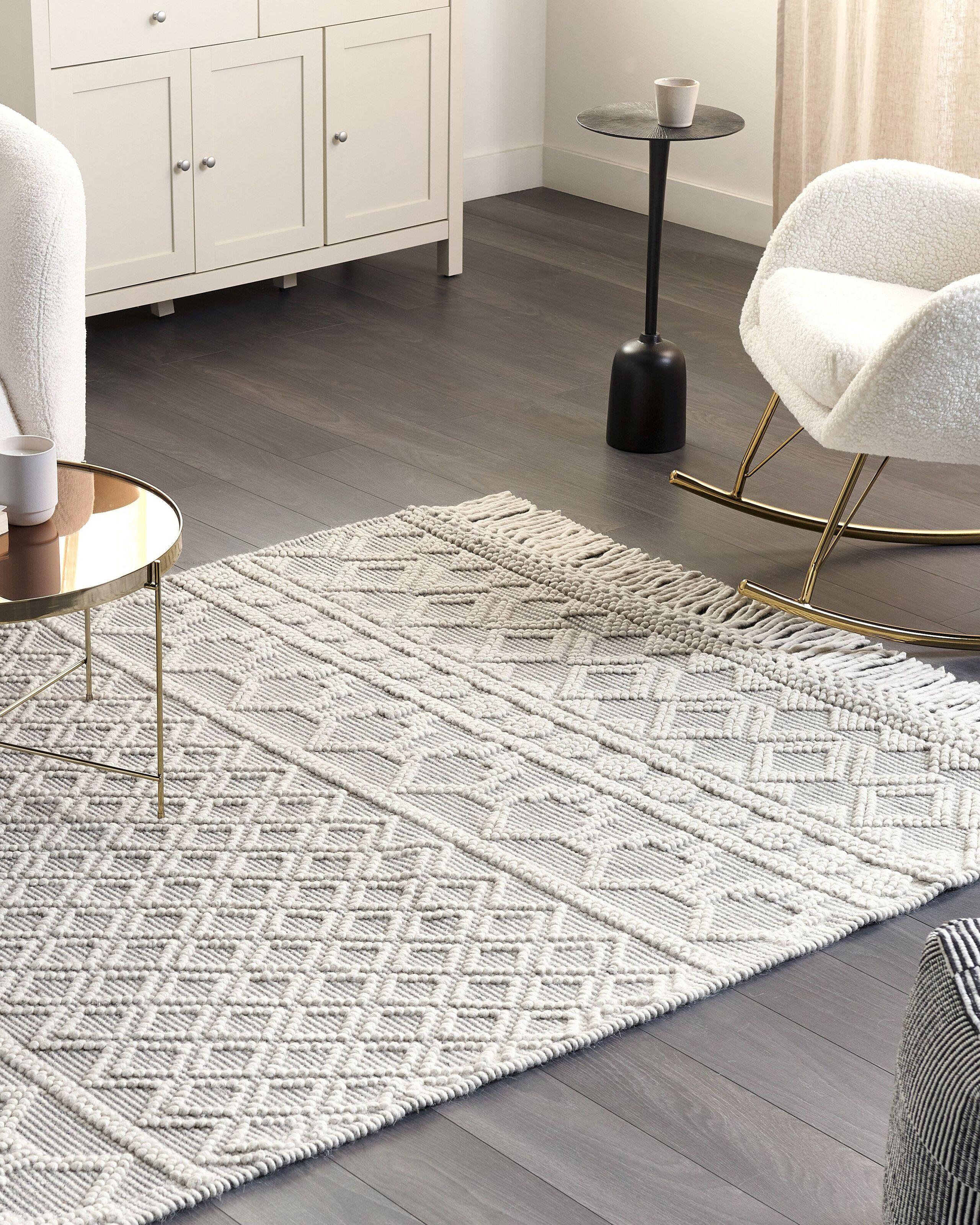 Beliani Tapis en Laine Boho SOLHAN  