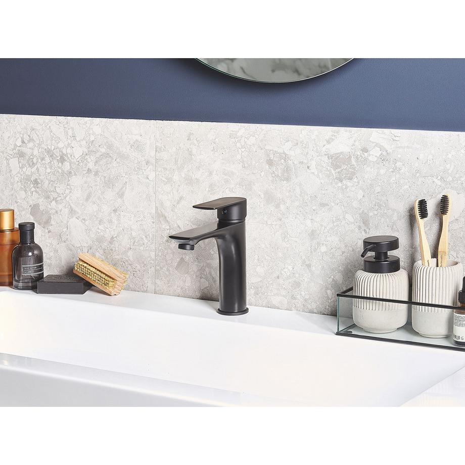 Beliani Waschtischarmatur aus Messing Modern BERLOI  