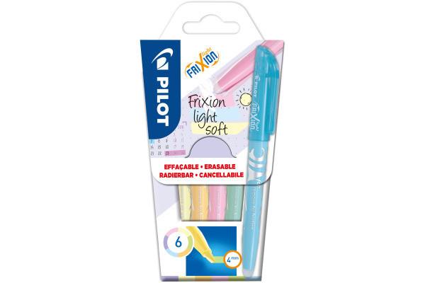 Pilot PILOT FriXion Light 3.3-4mm 170.006.97 soft - assortiert 6 Stück  