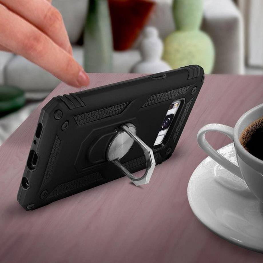 Avizar  Coque Antichoc Galaxy S8 Noir 