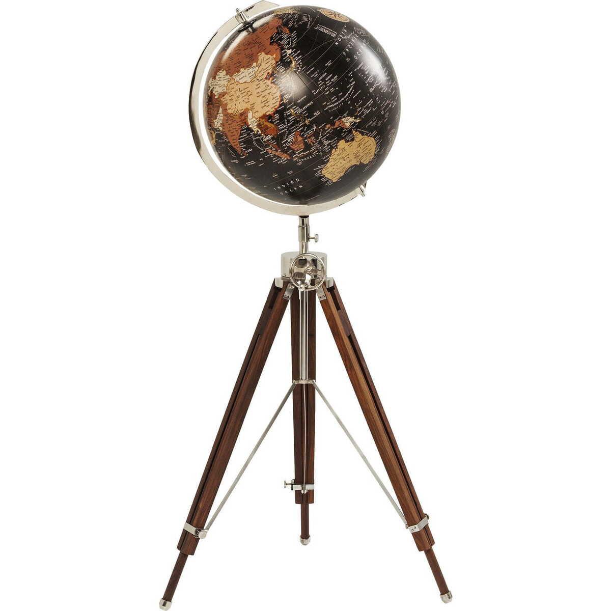 KARE Design Globe Déco Earth Noir  