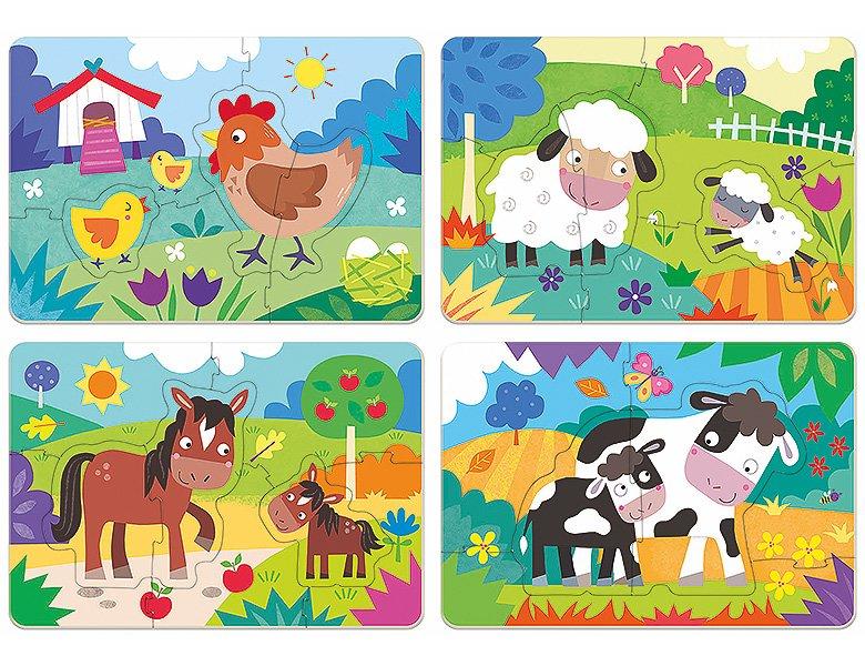 Educa  Puzzle Mama und Baby (5,6,7,8) 