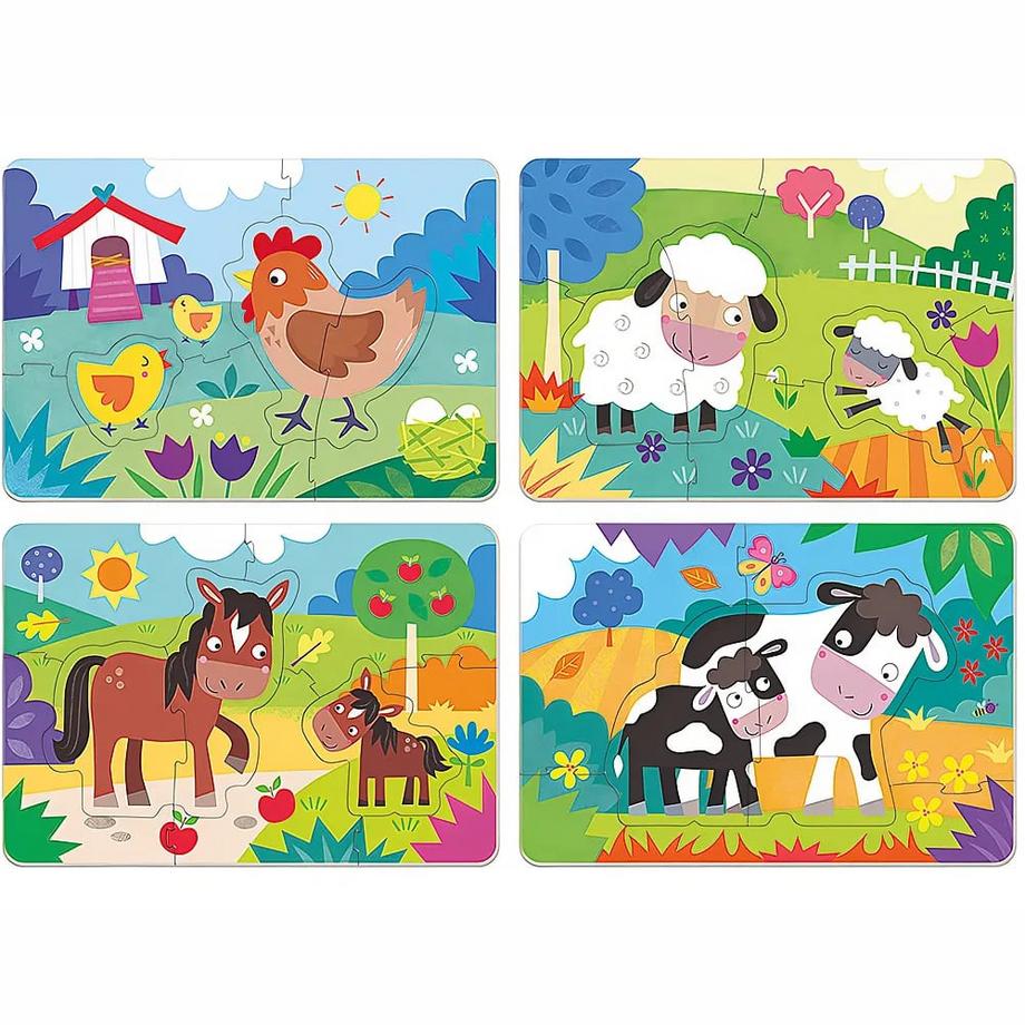 Educa  Puzzle Mama und Baby (5,6,7,8) 
