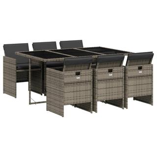 VidaXL Garten essgruppe poly-rattan  