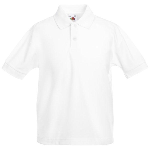 Image of Polo Shirt Jungen Weiss 3-4A