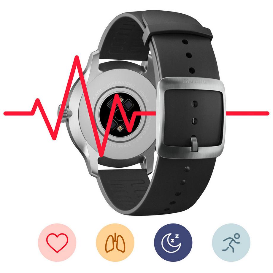 Withings  Orologio ScanWatch 2 Withings 42 mm nero 