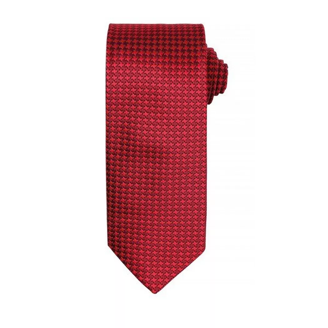 PREMIER - Krawatte mit Sternen Muster, für Herren, Rot Bunt, One Size