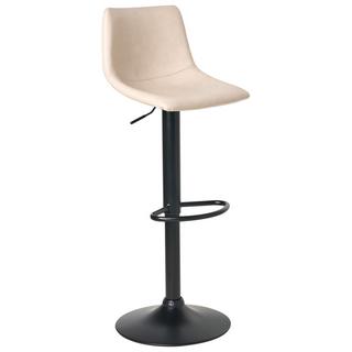 Beliani Lot de 2 tabourets de bar en Cuir PU Traditionnel LEBRIJA  