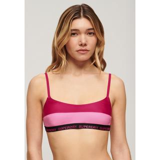 Superdry  elastisches badeanzugoberteil, damen 