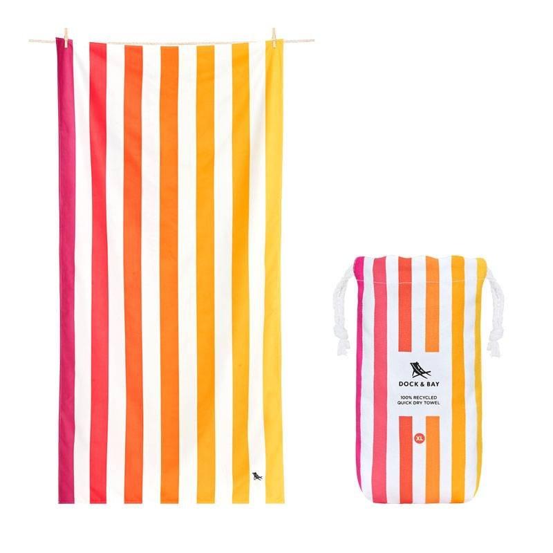 Dock&Bay Towel SUMMER XL Peach Sunrise  