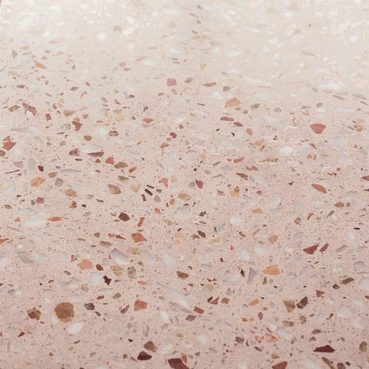 Tikamoon Crédence en terrazzo premium pink 145 cm Ava  