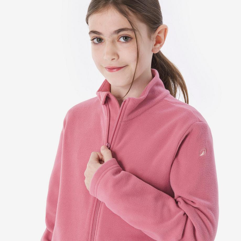 QUECHUA  Fleece Kinder Zip-Pullover Polyester 