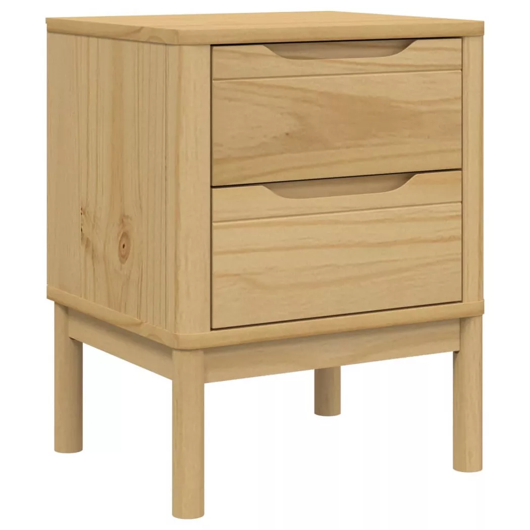 VidaXL - Table de chevet bois, One Size, Marron