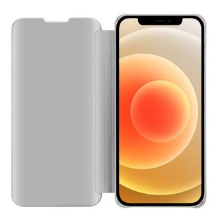 Cadorabo  Housse compatible avec Apple iPhone 12 MINI - Clear View étui de protection miroir avec fonction de support Protection à 360 degrés 