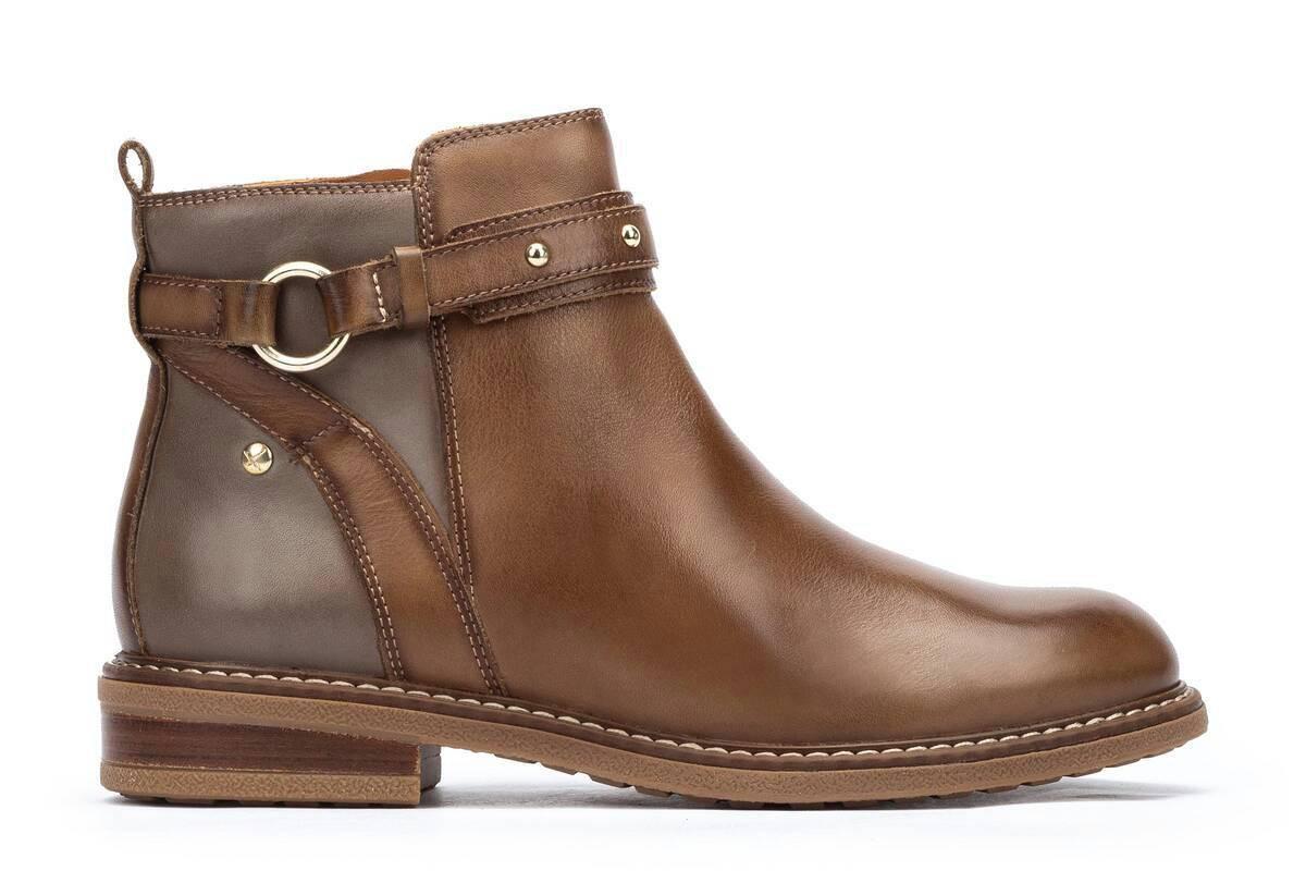 Image of Aldaya - Leder Stiefelette Unisex Grün 36