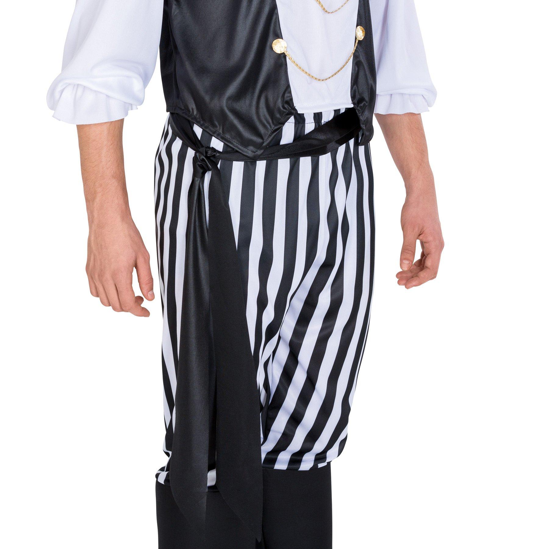 Tectake  Costume pour homme Capitaine pirate Faux dur 