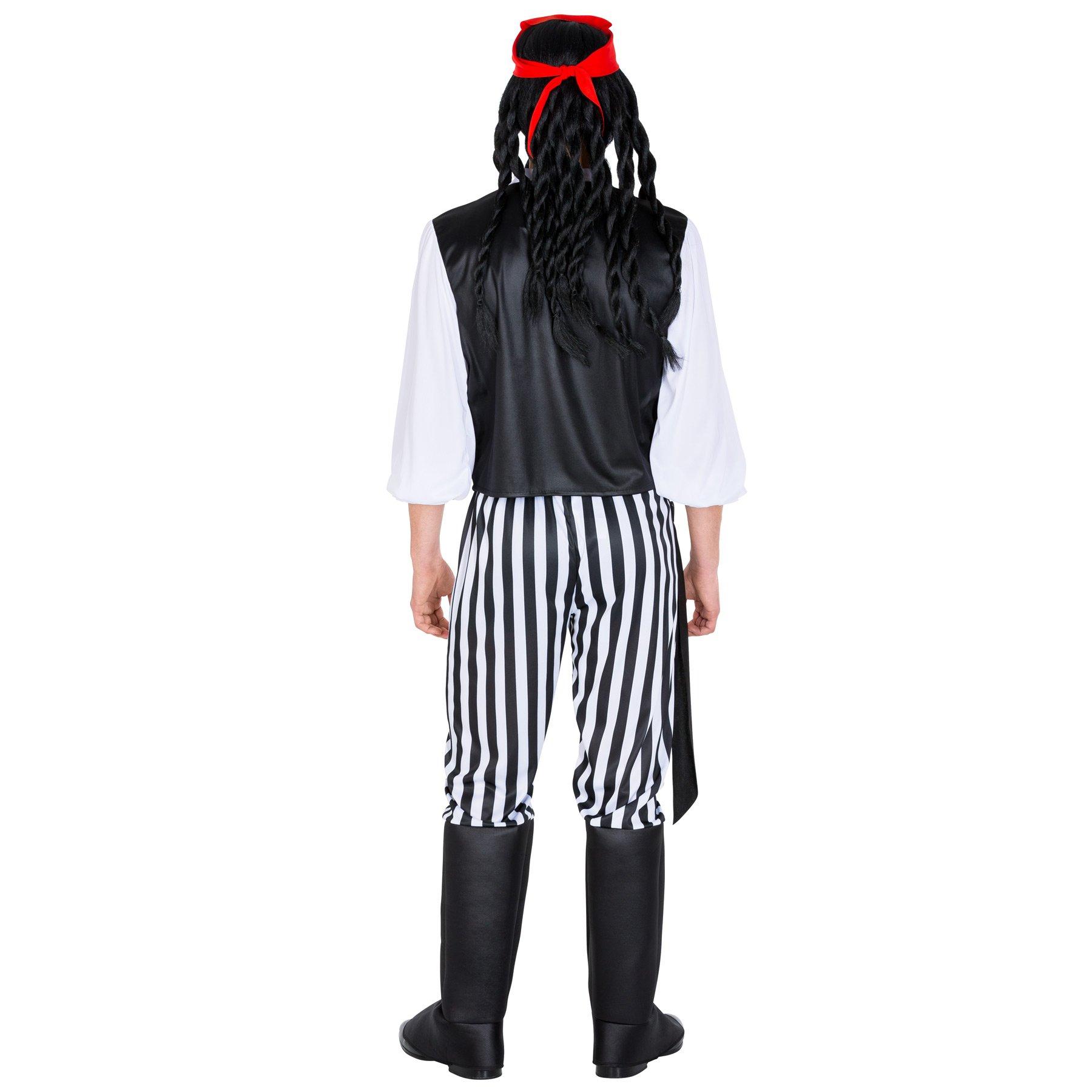 Tectake  Costume pour homme Capitaine pirate Faux dur 