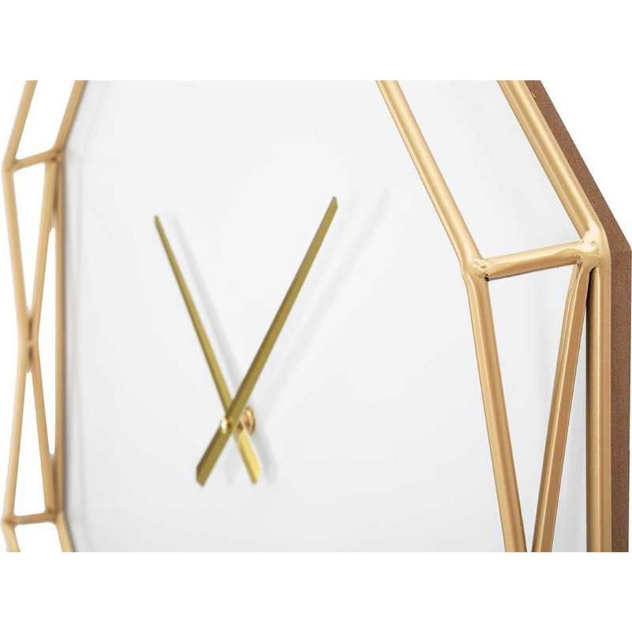 mutoni Wanduhr Goldy Octagonal  