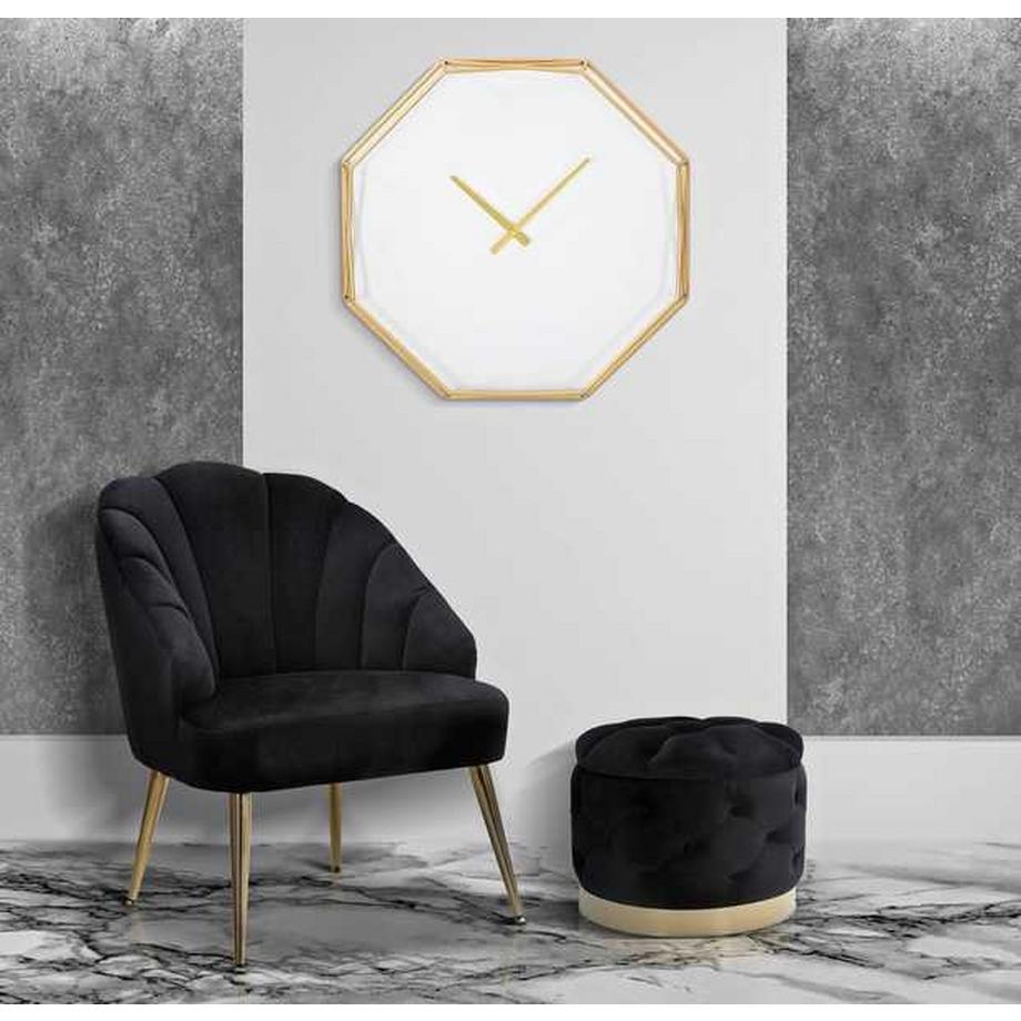 mutoni Wanduhr Goldy Octagonal  