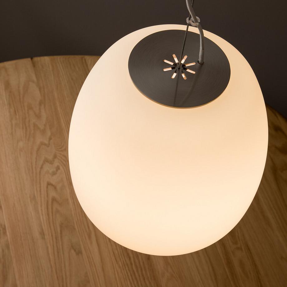 AM.PM Suspension en verre givré  