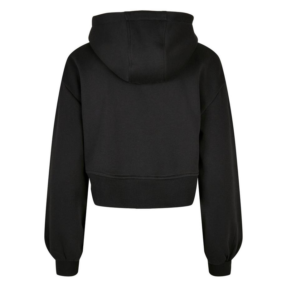 URBAN CLASSICS Sweatshirt à capuche court zippé Oversized  