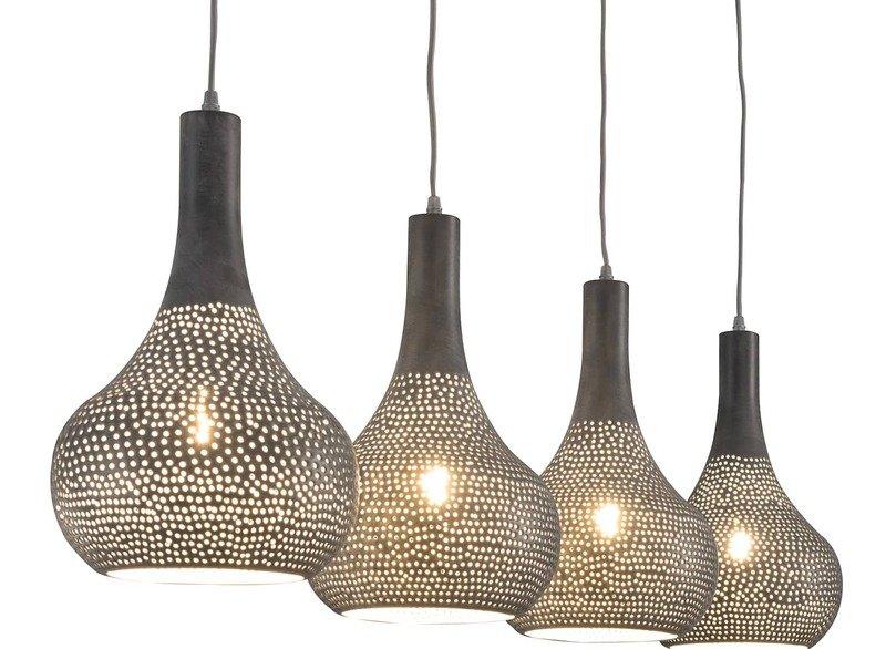 Image of Hängelampe 4L Punsch Kegel Grau Hängelampe 4L Punsch Kegel Grau