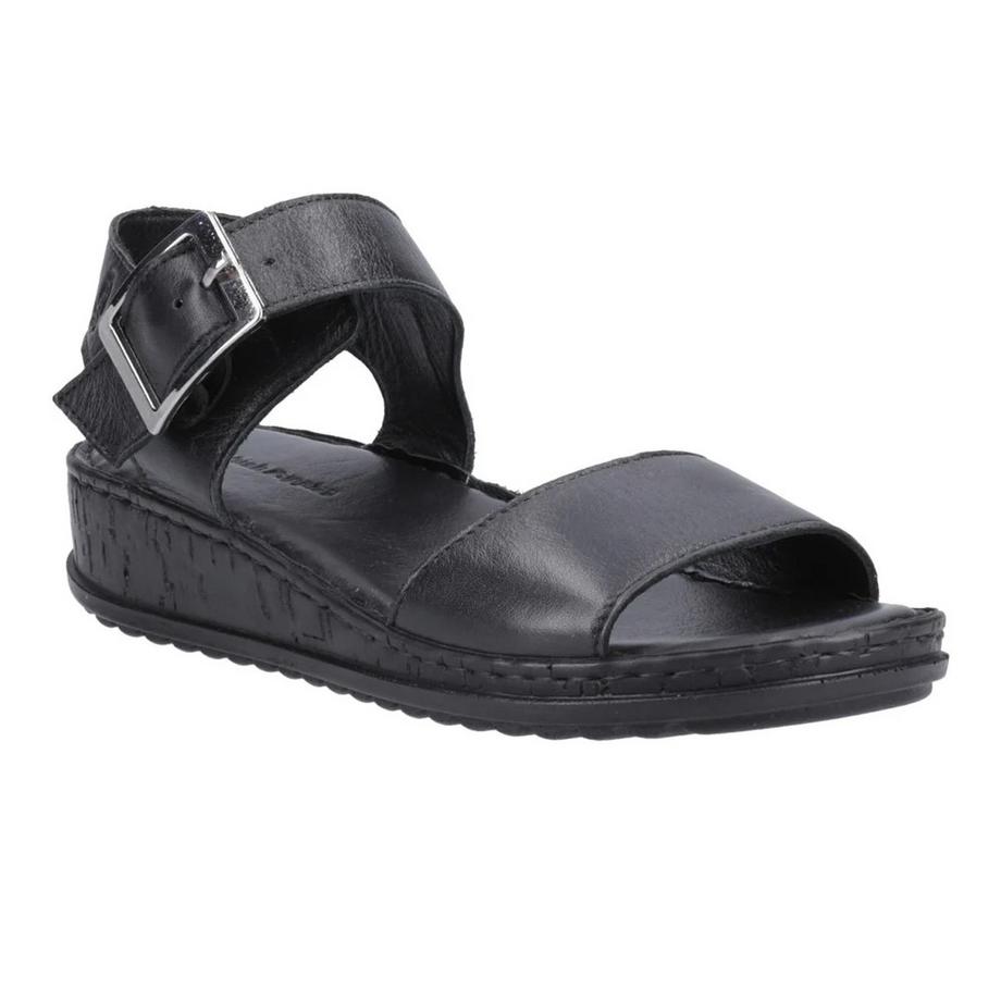 Sandalen mit Keilabsatz Ellie, Leder