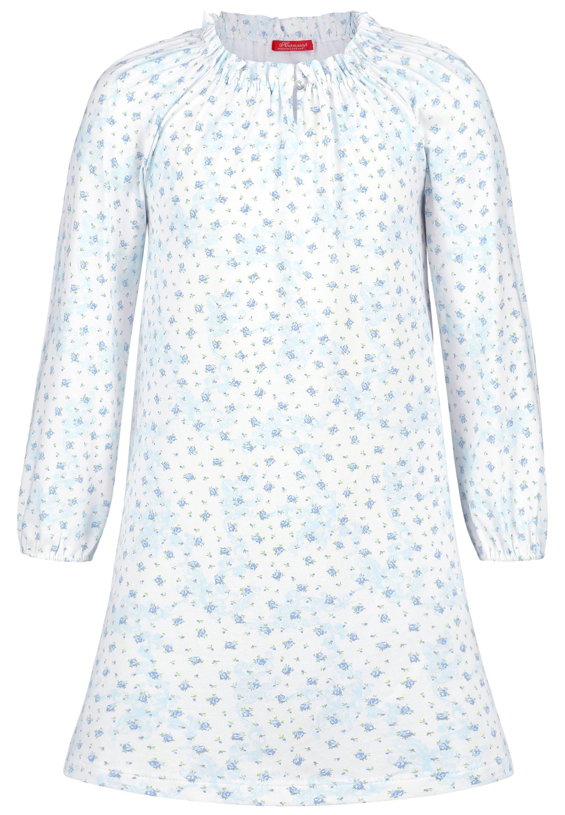 Image of Nachthemd, Langärmliges Design Mädchen Blau 116-128