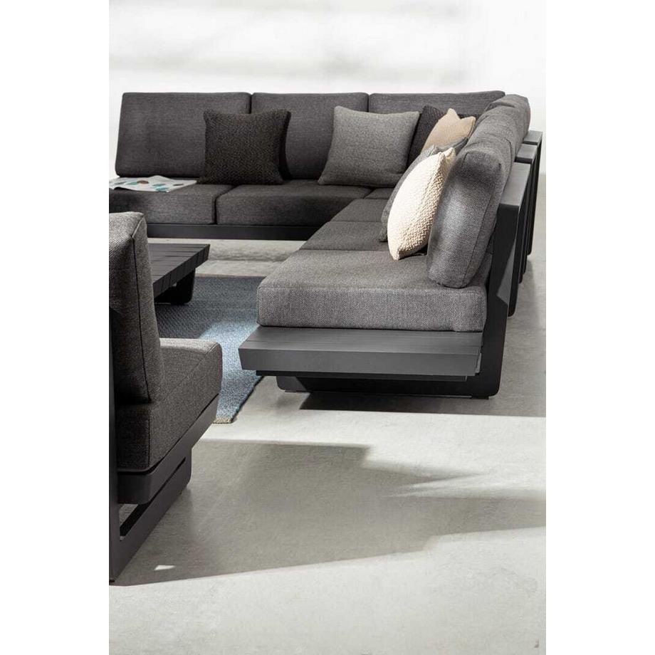 mutoni Garten Ecksitzgruppe Infinity anthrazit  