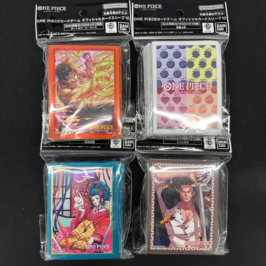 Bandai  Box One Piece Card (12pz) Game Official Sleeves 10 ENG 