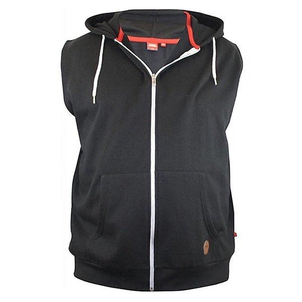 Image of Blake Kingsize Sleeveless Hoody Herren Schwarz 8XL