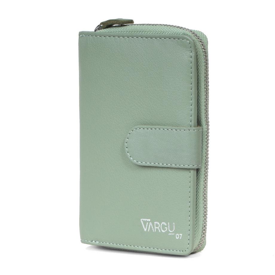 VARGU Masin 3 Portefeuille en cuir véritable  