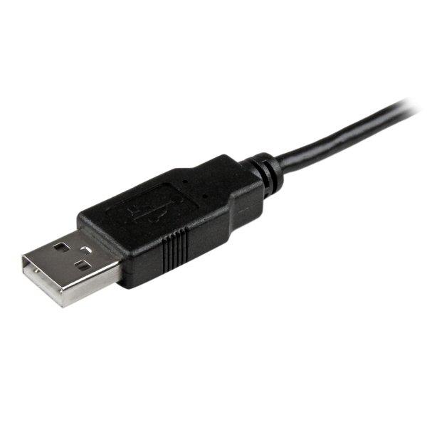 STARTECH.COM  Câble de charge /synchronisation mobile USB A vers Micro B slim de 2 m pour smartphone et tablette - M/M - Noir 