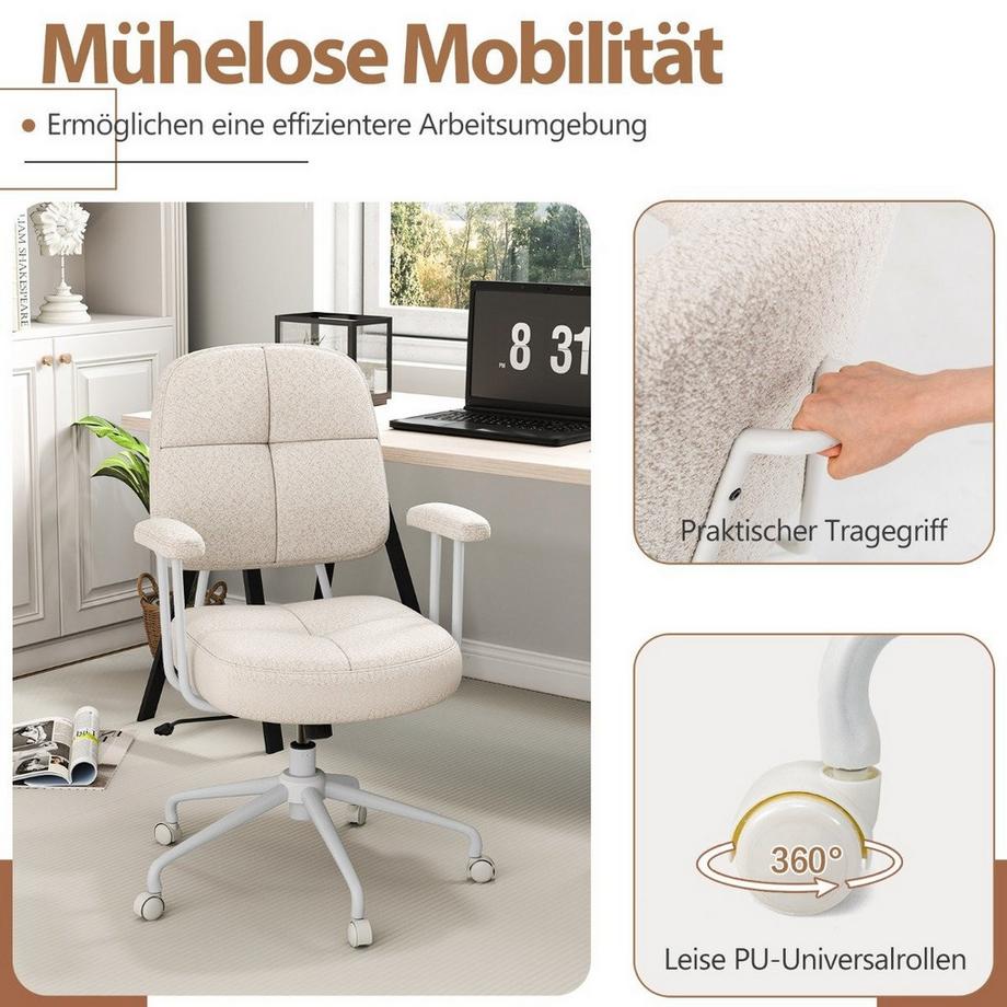 Northix Ergonomischer Bürostuhl, verstellbar  