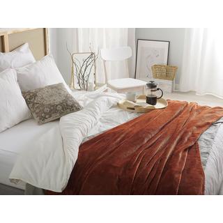 Beliani Couverture Douillette Moderne en Polyester  