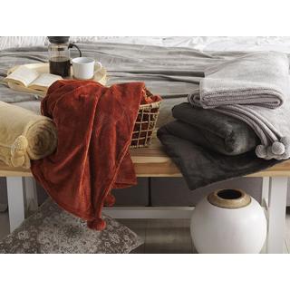 Beliani Couverture Douillette Moderne en Polyester  