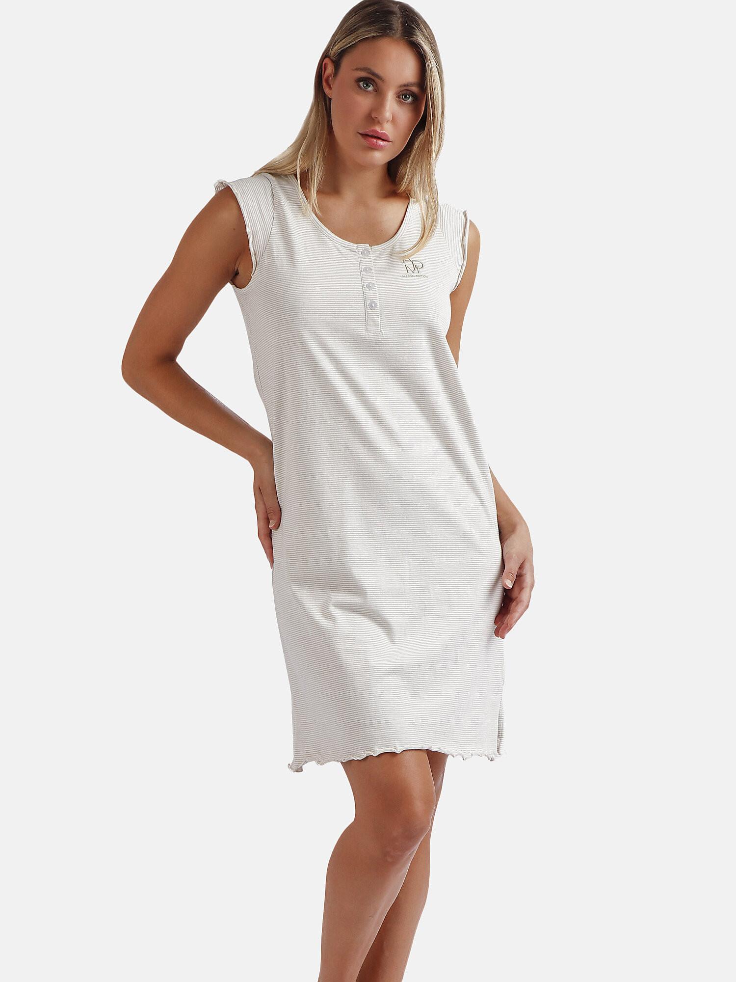 Image of Kurzärmeliges Nachthemd Adm Edition Damen Grau XL