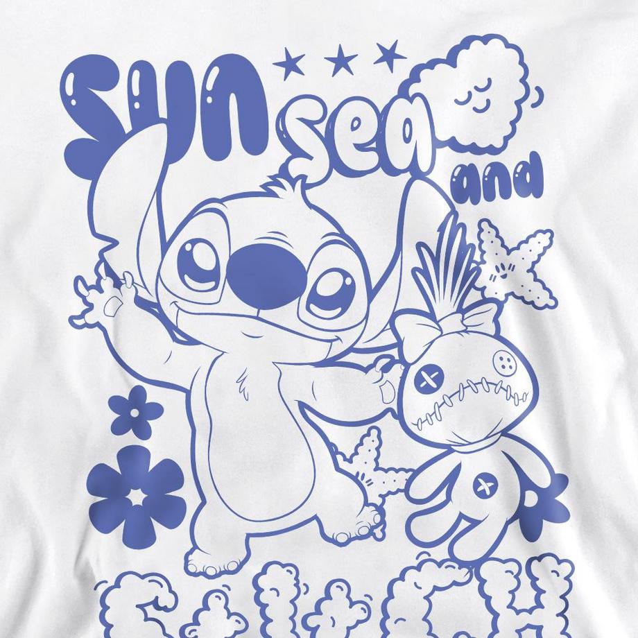 Lilo & Stitch Sun Sea Stitch Sweatshirt Col Rond  