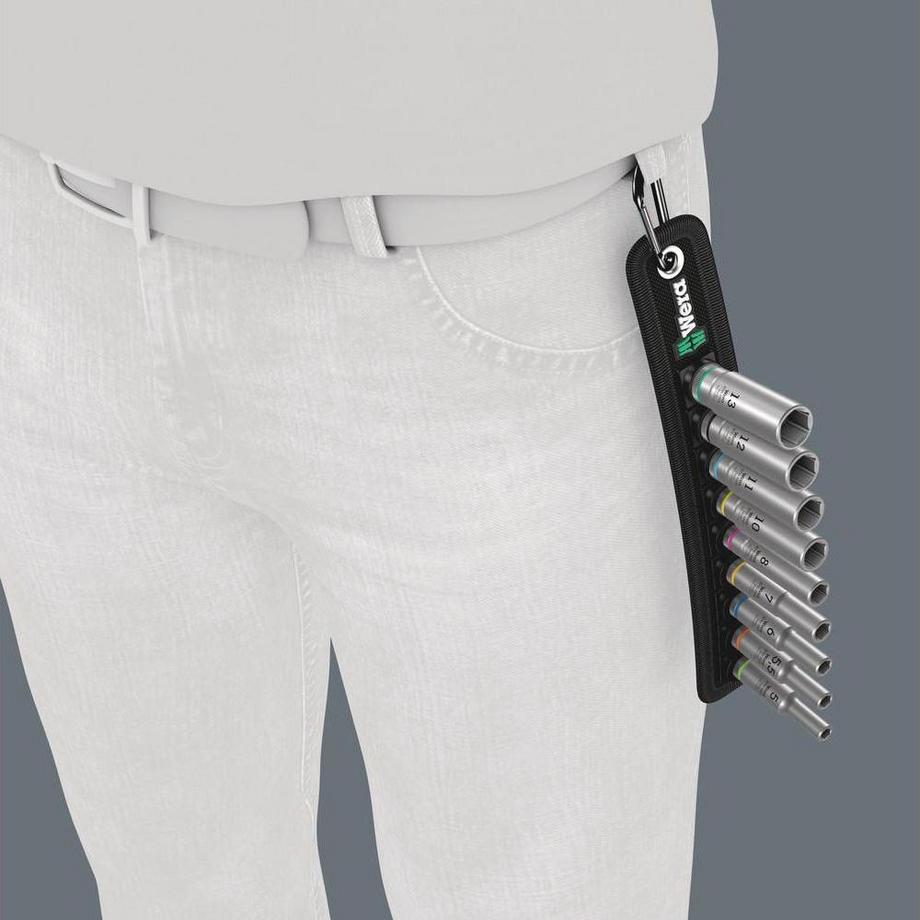 WERA  Steckschlüsseleinsatz Belt A Deep 9-teilig 
