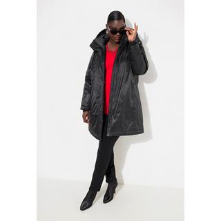 Ulla Popken HYPRAR Sympatex Giacca impermeabile con tasche con cerniera Cappuccio  